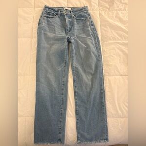 LOFT Light Blue Denim Straight Jeans